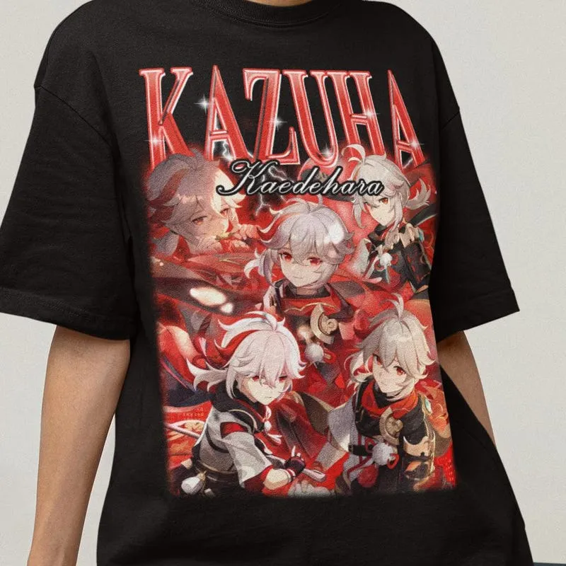 Product Kazuha Genshin Impact Gaming Videogame T-shirt Hoodie Sweater