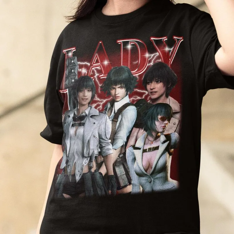 Product Retro Lady Devil May Cry Hunter Dmc3 T-shirt Hoodie Sweater