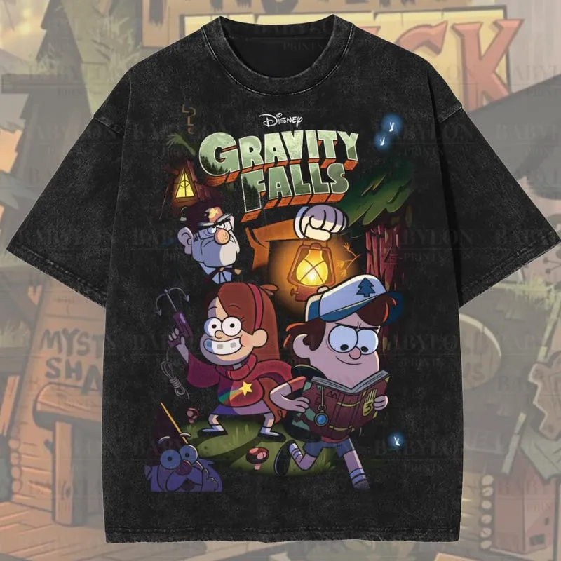 Product Gravity Falls Vintage Disneyworld Merch Dipper T-shirt Hoodie Sweater And Mabel Mystery Shack Gifts Retro Disneyland Gift
