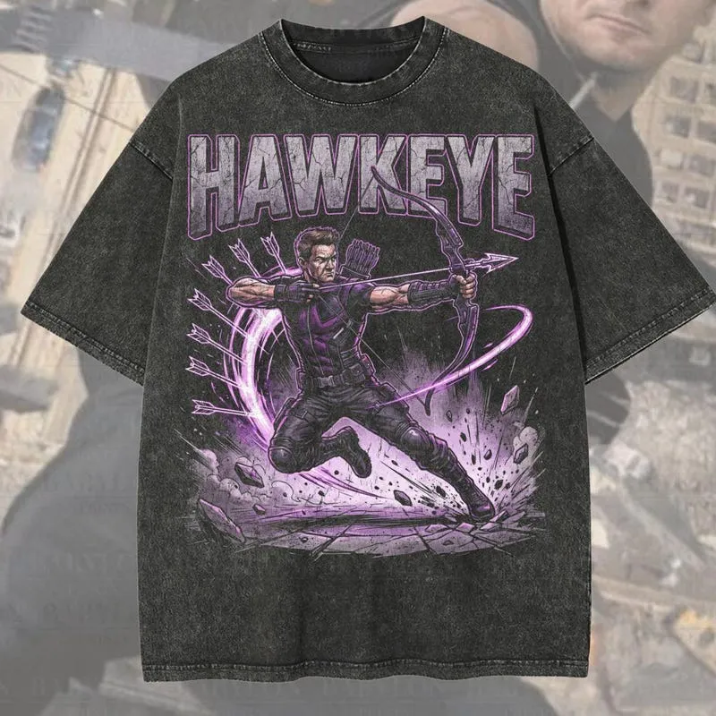 Product Hawkeye Marvel Retro Avengers Superhero Clint T-shirt Hoodie Sweater Barton