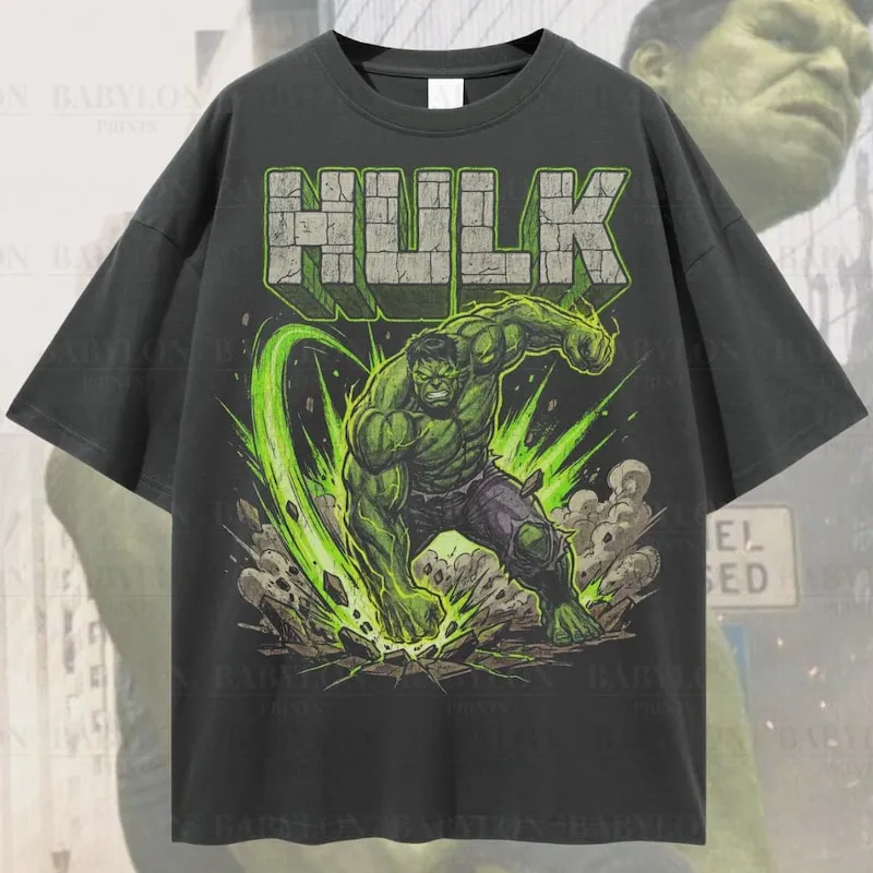 Product Hulk Marvel Superhero Comic Bruce Banner T-shirt Hoodie Sweater Avengers Campus Mark Ruffalo Fan Gifts
