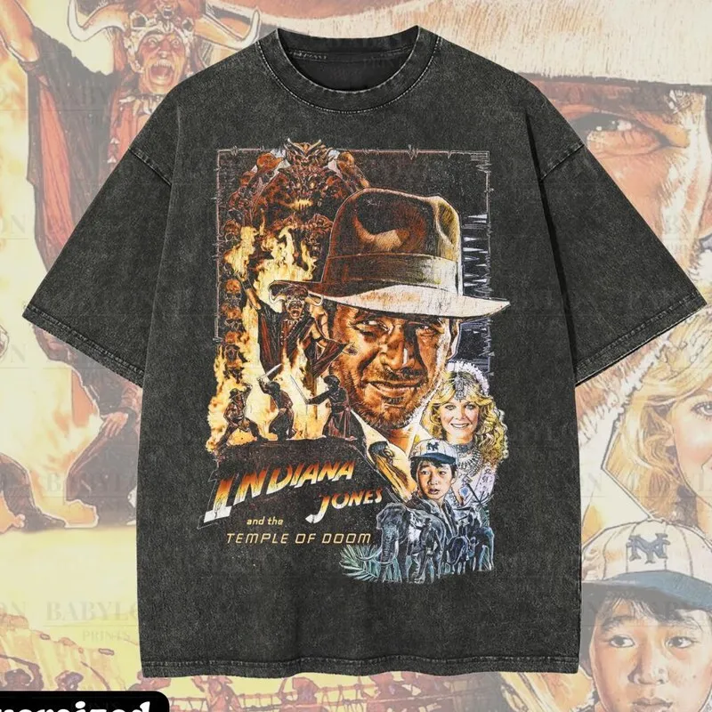 Product Indiana Jones And The Temple Of Doom T-shirt Hoodie Sweater Disneyland Ride Gift Disneyworld