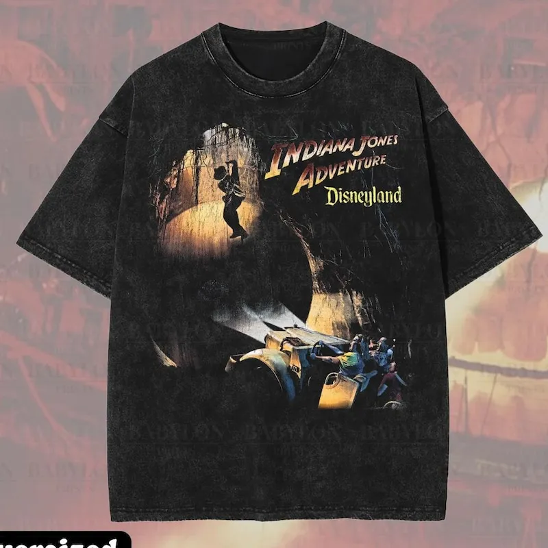 Product Indiana Jones Ride Disneyland Gift Disneyworld T-shirt Hoodie Sweater