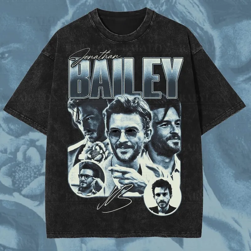 Product Jonathan Bailey Gifts For Her Movie 90s Actor T-shirt Hoodie Sweater Homage