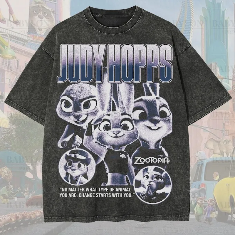 Product Judy Hopps Zootopia 2 Disneyland Gift Funny T-shirt Hoodie Sweater Disneyworld Sweaters