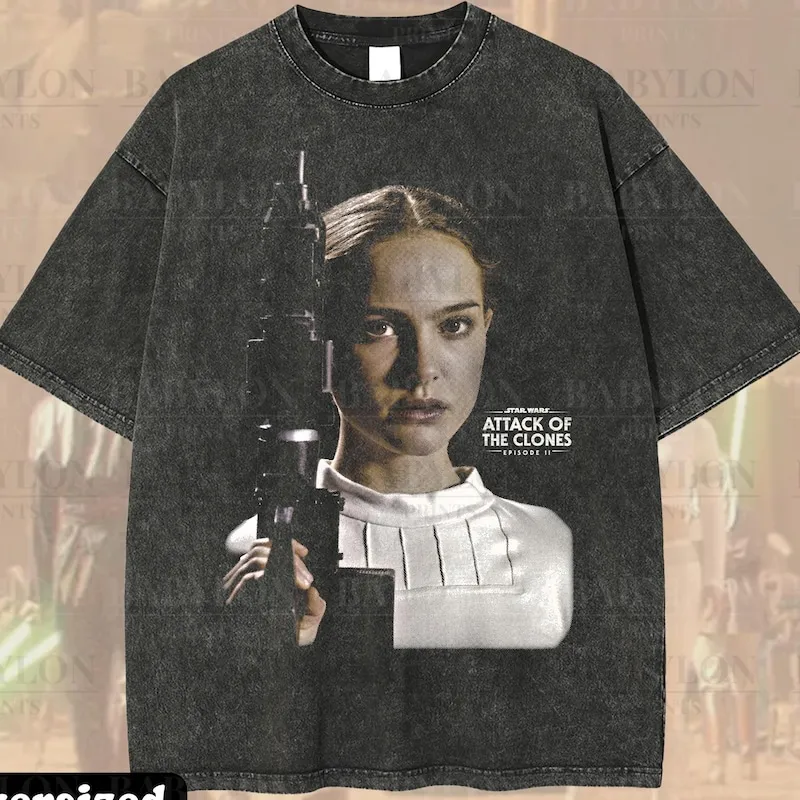 Product Padm Amidala Padme Attack Of The Clones Star T-shirt Hoodie Sweater Wars World Merch