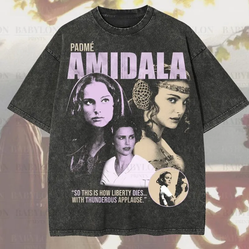 Product Padm Amidala Padme Attack Of The Clones Star T-shirt Hoodie Sweater Wars World Queen