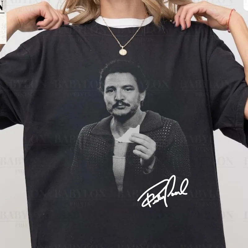 Product Pedro Pascal Funny Fan Actor Fans Gift For Her T-shirt Hoodie Sweater Vintage