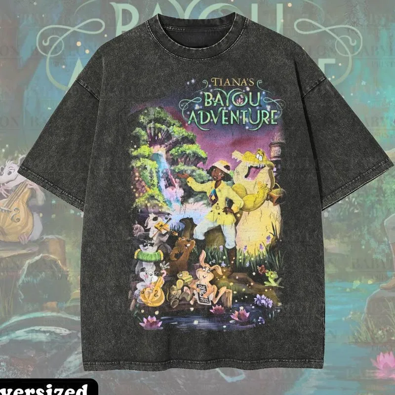 Product Princess Tianas Bayou Adventure Palace T-shirt Hoodie Sweater Tiana And The Frog