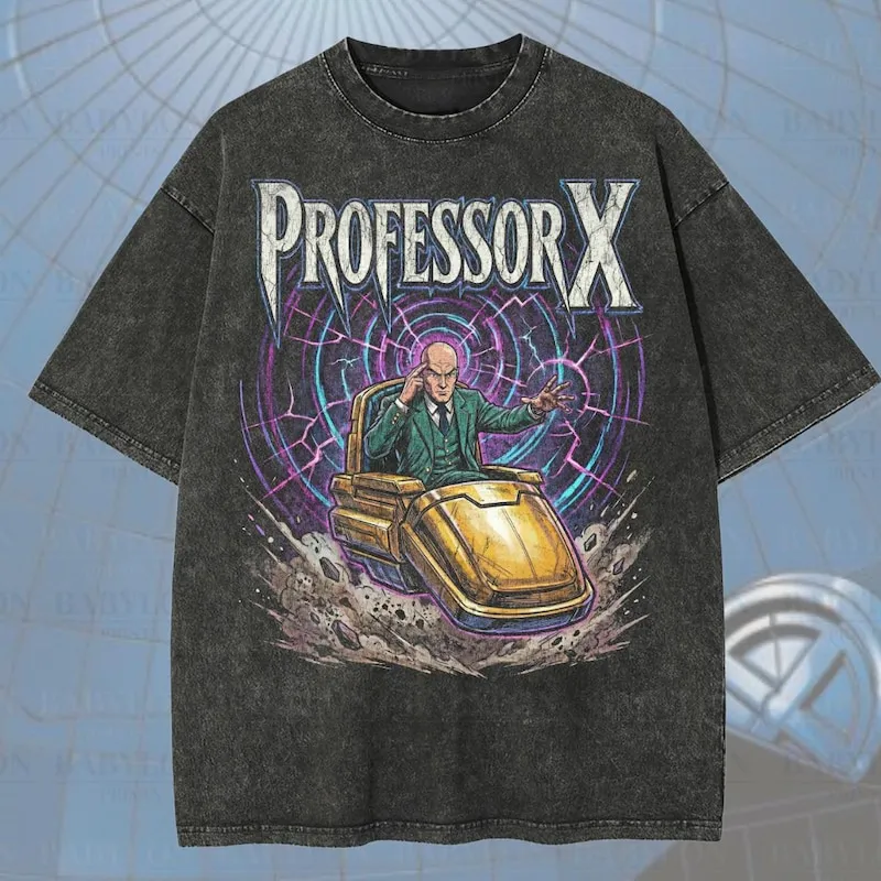 Product Professor X Marvel Retro Men Charles Xavier 97 T-shirt Hoodie Sweater Disneyworld Xmen
