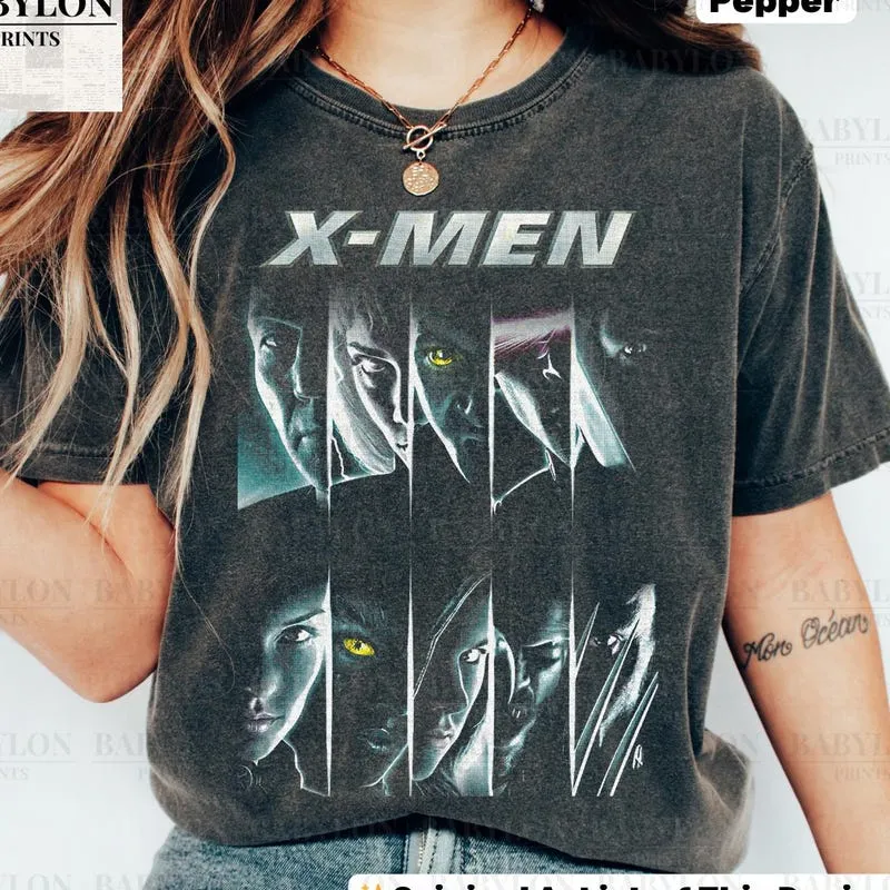 Product Retro Marvel X Men Vintage Avengers T-shirt Hoodie Sweater Campus Comics Family