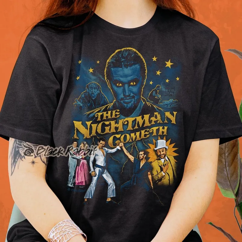 Product It Always Sunny In Philadelphia The Nightman T-shirt Hoodie Sweater Cometh Retro Vintage Unisex Classic