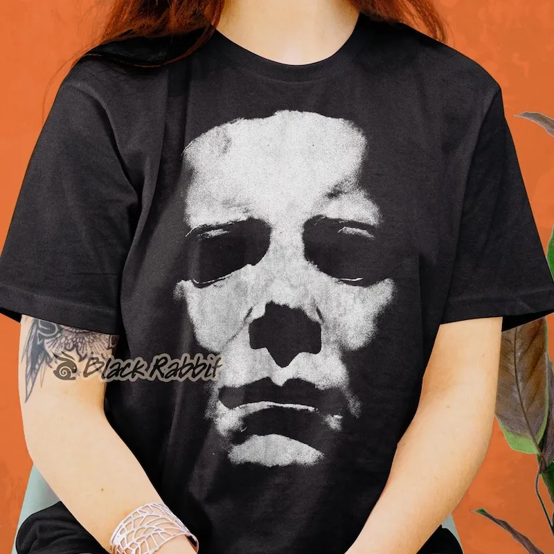 Product Halloween Michael Myers Mask Unisex Classic T-shirt Hoodie Sweater