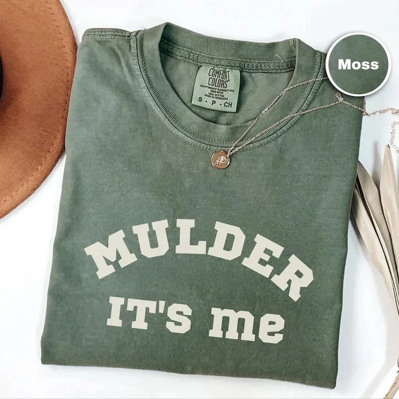 Product Mulder It Me Scully Quote Alien Fan Gift Funny T-shirt Hoodie Sweater Minimalist Ufo