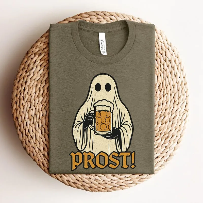 Product Prost Oktoberfest Ghost Halloween Beer Fest T-shirt Hoodie Sweater Cute Graphic German 2025 Festival