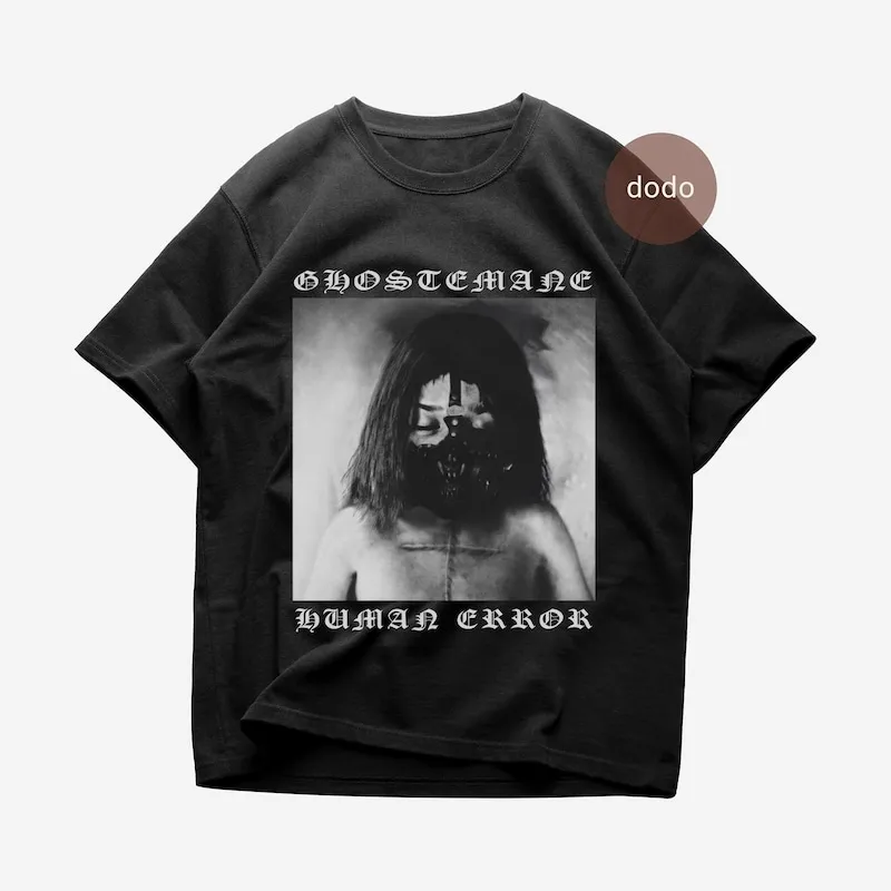 Product Ghostemane Rap Music Human Error Album Merch T-shirt Hoodie Sweater Unisex Rapper Clothing