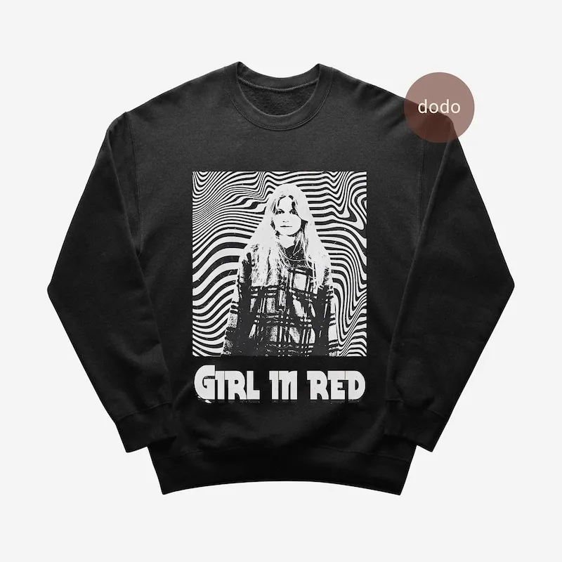Product Girl In Red Pop Music I Wanna Be Your T-shirt Hoodie Sweater Girlfriend Single Merch Unisex Clothing