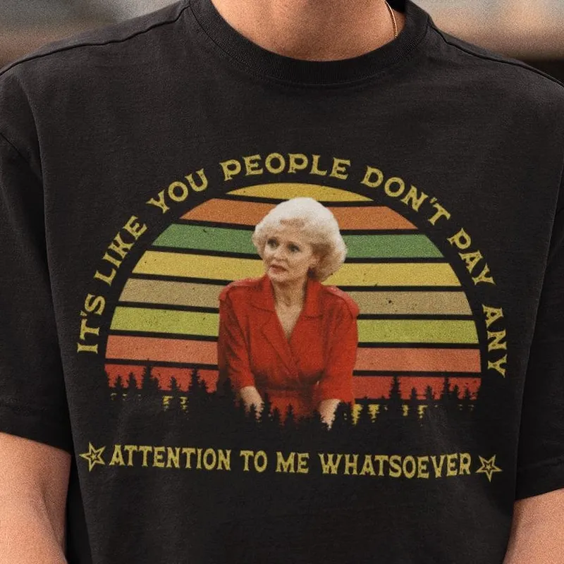 Product Golden Girls Rose Graphic Tv Show Merch T-shirt Hoodie Sweater