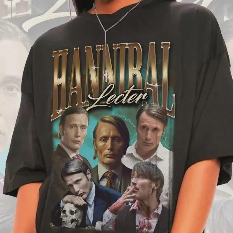 Product Hannibal Lecter Mads Mikkelsen Graphic T-shirt Hoodie Sweater