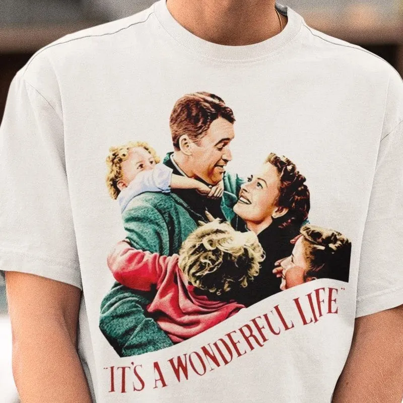 Product It A Wonderful Life Christmas Movie Xmas T-shirt Hoodie Sweater Vintage