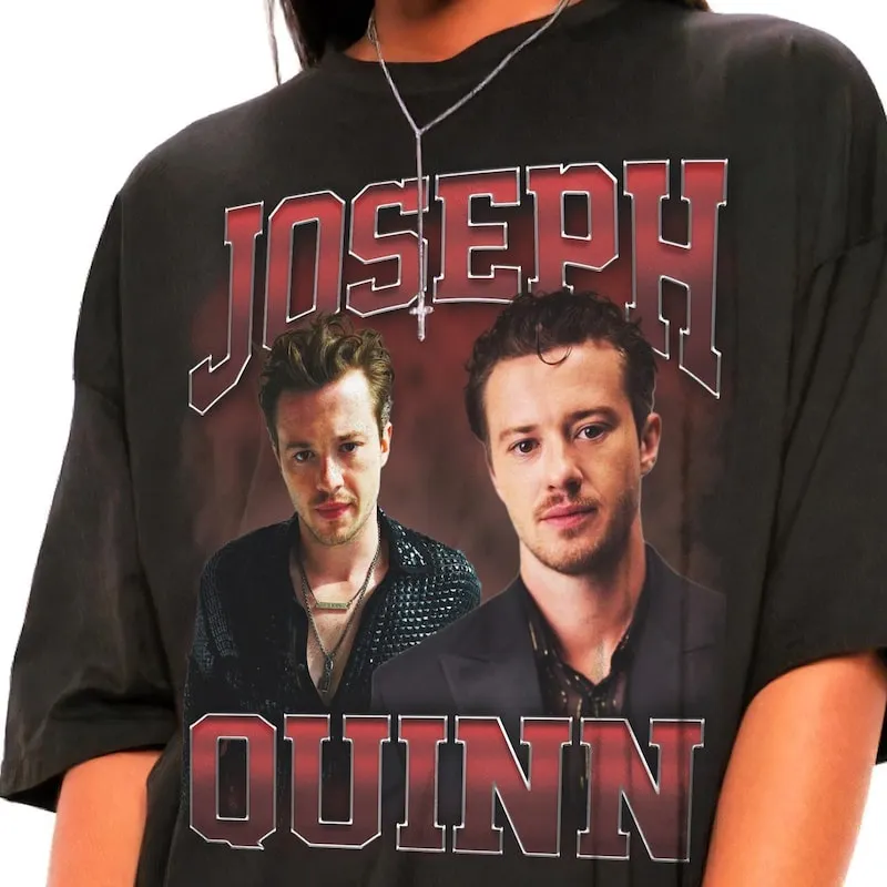 Product Joseph Quinn Movie Actor Vintage Film English T-shirt Hoodie Sweater