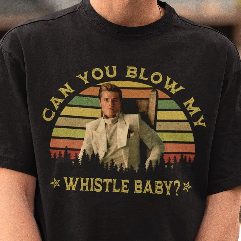 Product Josh Hutcherson Blow My Whistle Retro T-shirt Hoodie Sweater