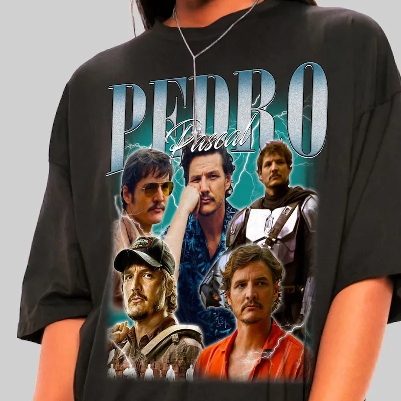 Product Pedro Pascal Collage Fan T-shirt Hoodie Sweater