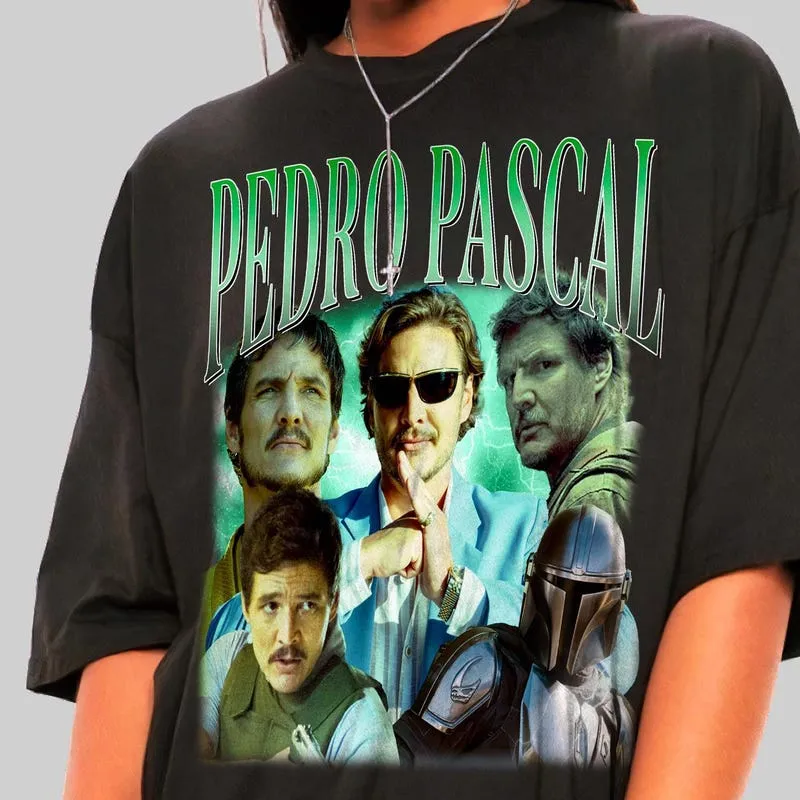 Product Pedro Pascal Collage Unisex Fan T-shirt Hoodie Sweater