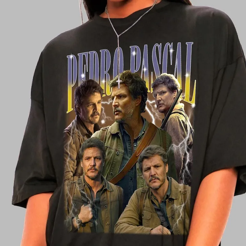 Product Pedro Pascal Graphic Unisex Fan Merch T-shirt Hoodie Sweater