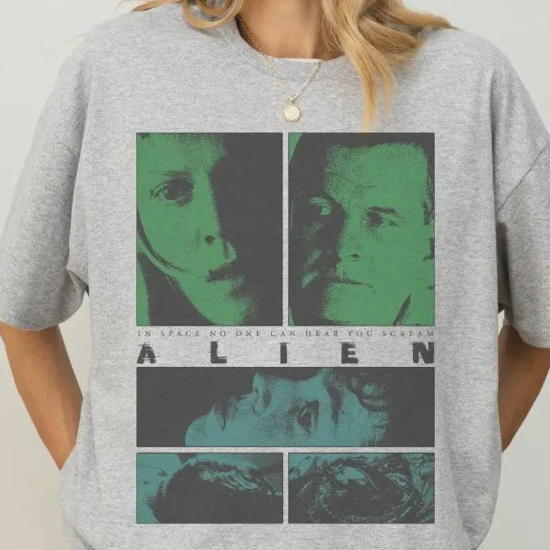 Product Retro Alien Movie Vintage Horror T-shirt Hoodie Sweater