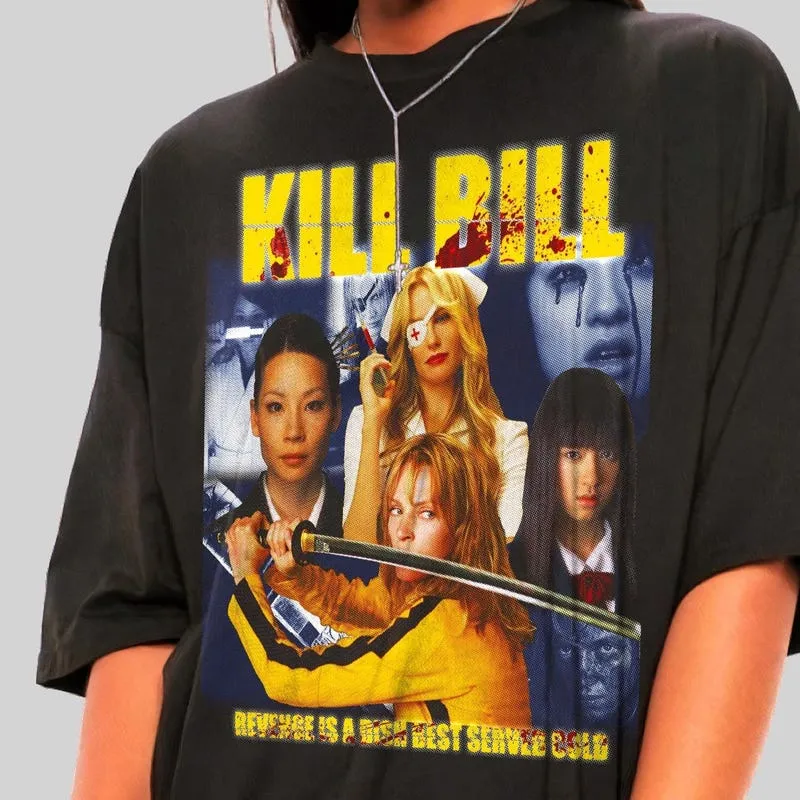 Product Retro Kill Bill Quentin Tarantino Movie Uma T-shirt Hoodie Sweater Thurman Vintage