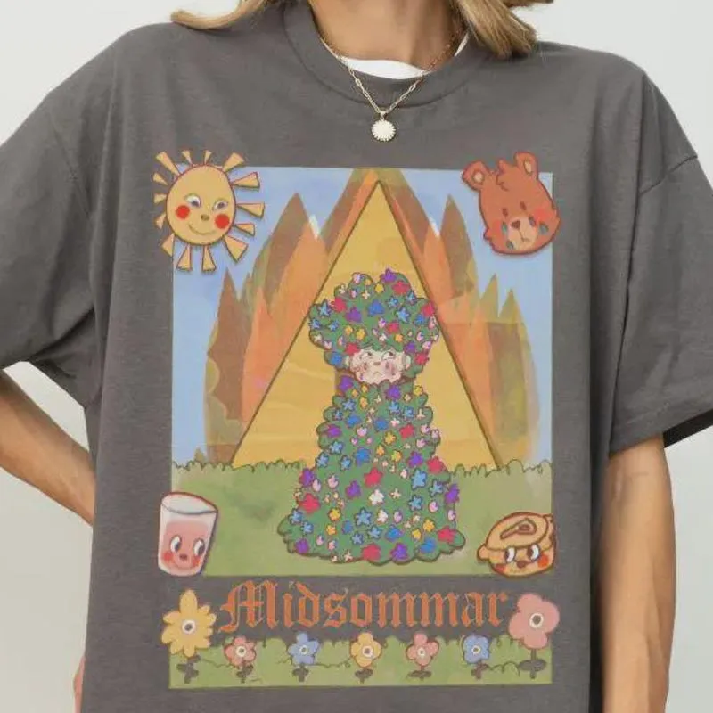Product Retro Midsommar Movie Florence Pugh Fan T-shirt Hoodie Sweater