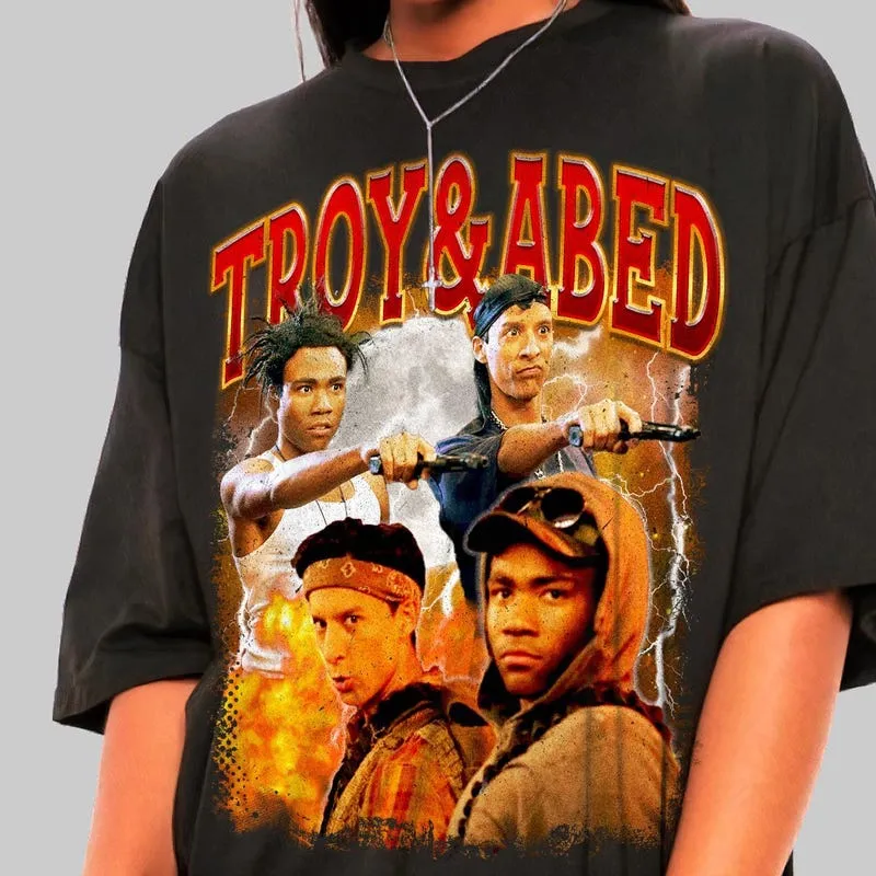Product Retro Troy And Abed Community Tv Series Merch T-shirt Hoodie Sweater
