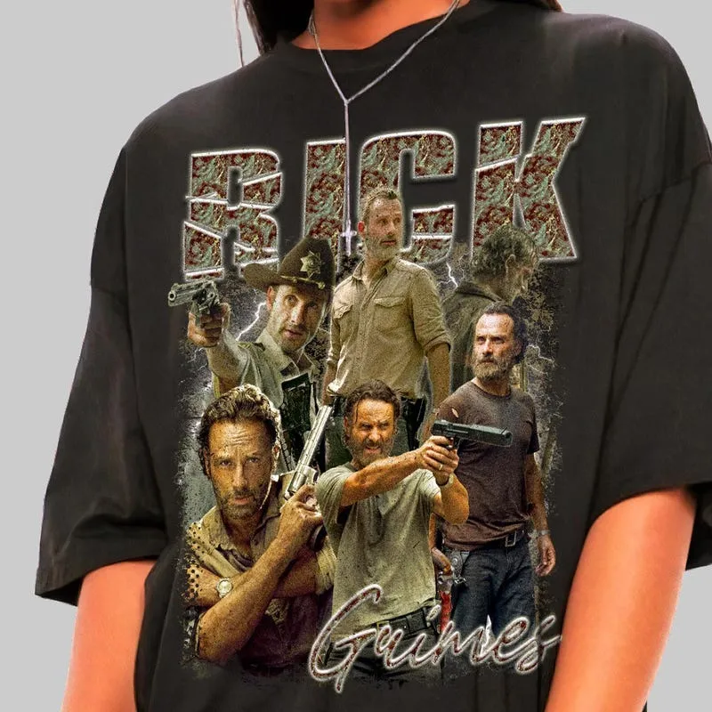 Product Rick Grimes Unisex Andrew Lincoln Fan T-shirt Hoodie Sweater