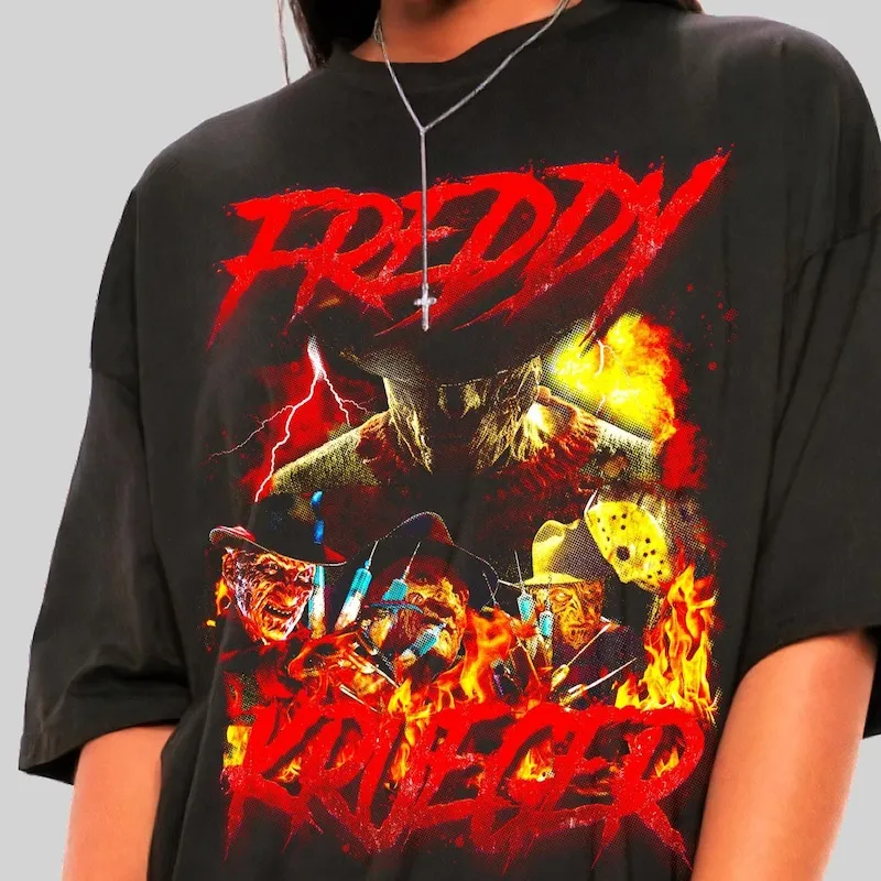 Product Unisex Freddy Krueger Graphic Horror Movie T-shirt Hoodie Sweater