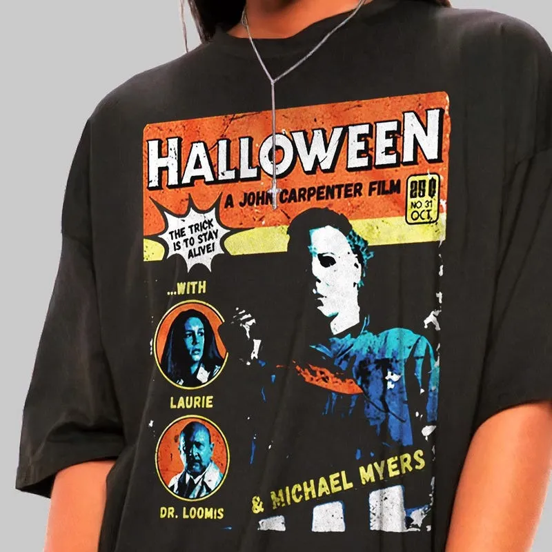 Product Unisex Michael Myers Halloween John Carpenter T-shirt Hoodie Sweater Film