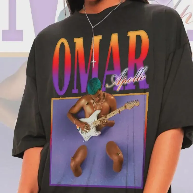 Product Unisex Omar Apollo Graphic Concert T-shirt Hoodie Sweater