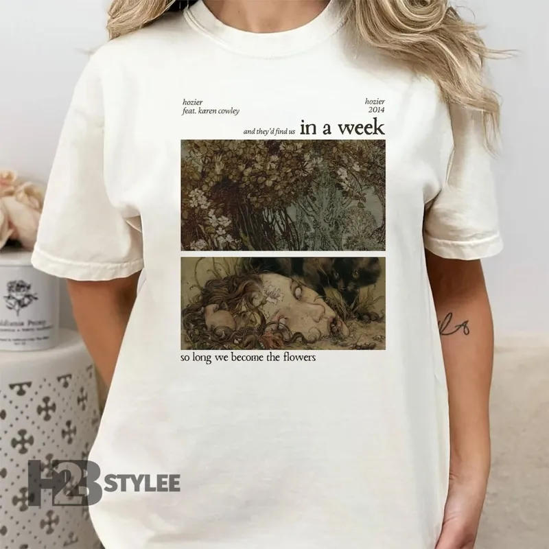 Product Hozier 2014 They D Find Us In A Week Vintage T-shirt Hoodie Sweater Unisex