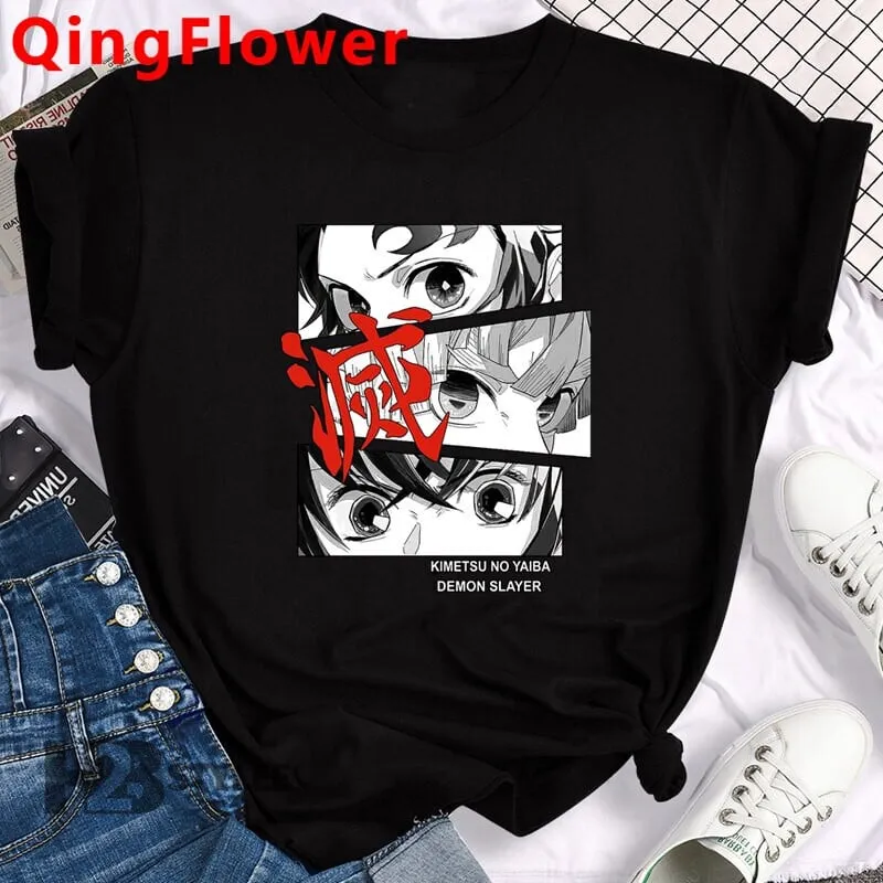 Product Kimetsu No Yaiba Demon Slayer Anime Manga T-shirt Hoodie Sweater Vintage Graphic Unisex