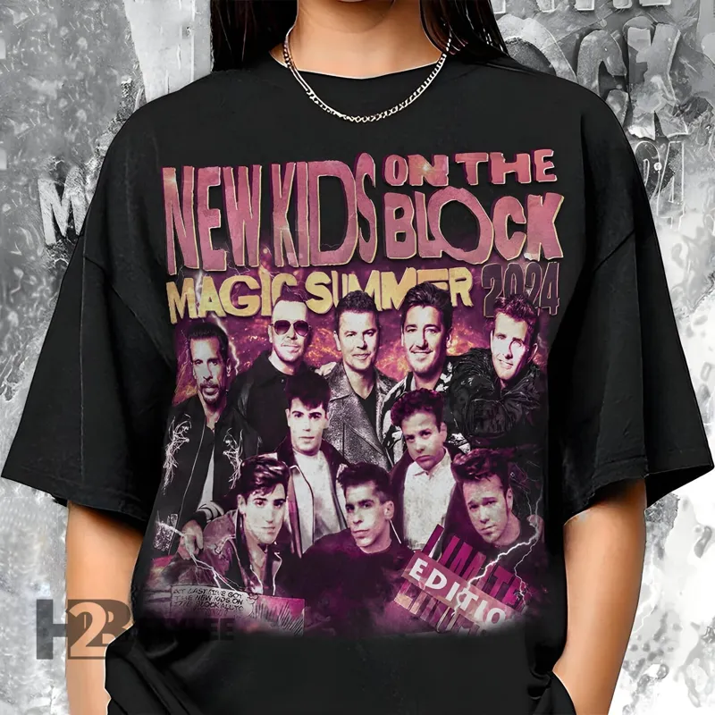Product New Kids On The Block Magic Summer 2024 Unisex T-shirt Hoodie Sweater