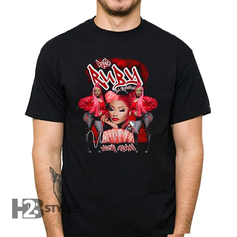 Product Nicki Minaj Red Ruby Vintage Retro Unisex T-shirt Hoodie Sweater