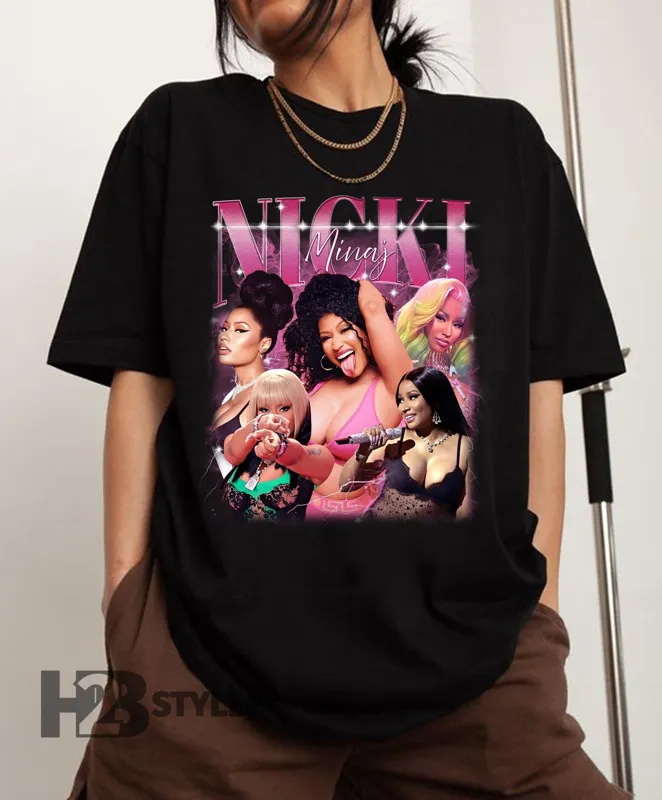 Product Nicki Minaj Vintage World Tour Music 2024 Gift T-shirt Hoodie Sweater For Fan Unisex