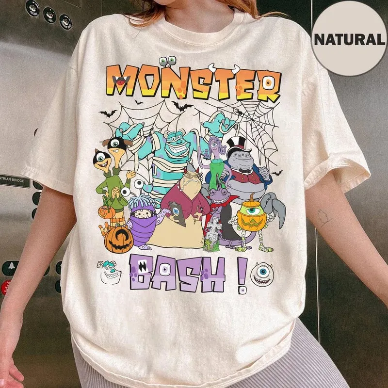 Product Retro Monster Inc Halloween Mike Sully T-shirt Hoodie Sweater Boo Mummy Vintage Group Sweaters Family Trip 2026