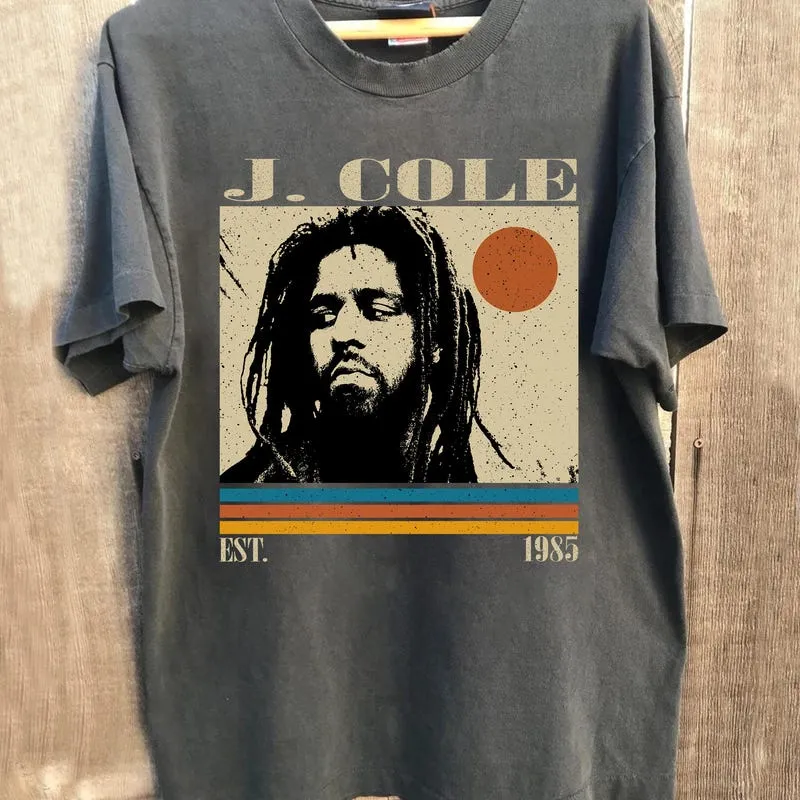 Product J Cole Retro Graphic Hip Hop Rap T-shirt Hoodie Sweater