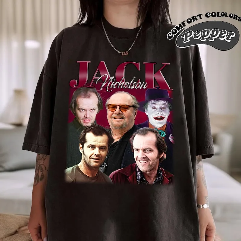 Product Jack Nicholson Retro 90s Fan Gift T-shirt Hoodie Sweater