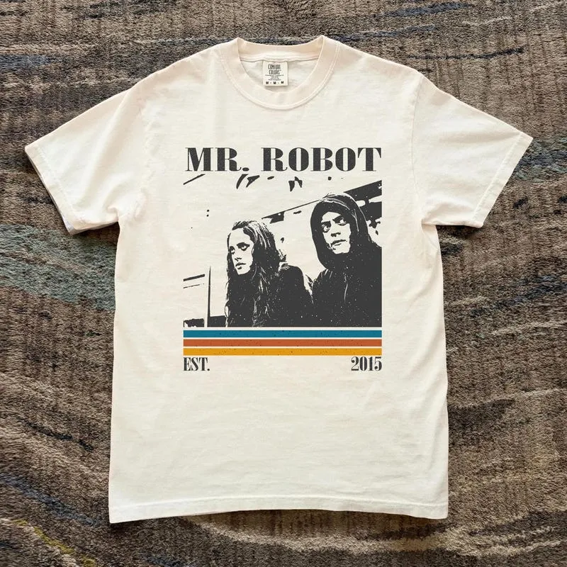 Product Mr Robot Vintage Retro T-shirt Hoodie Sweater