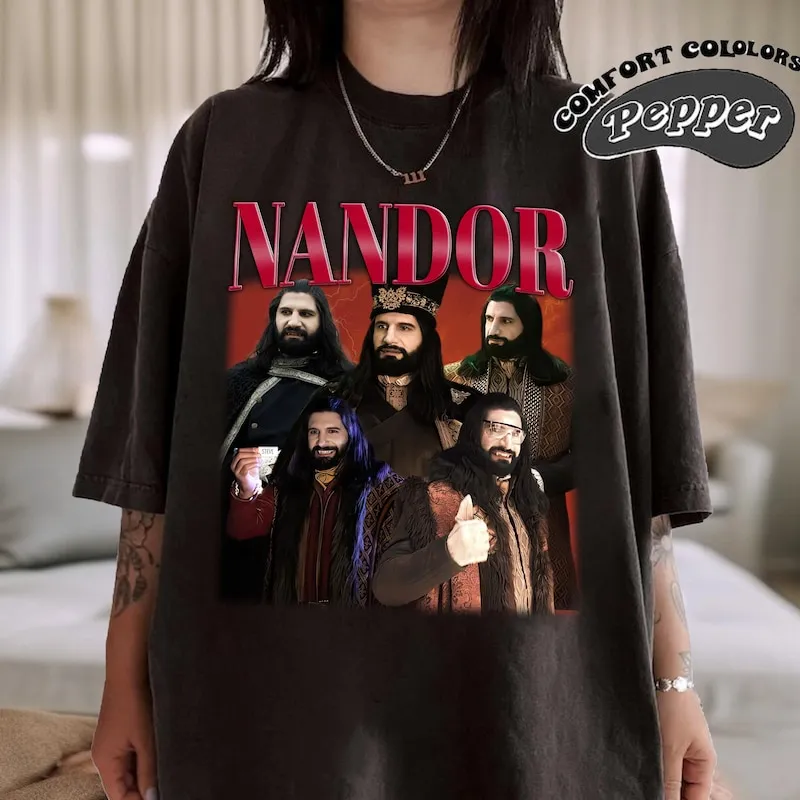 Product Nandor What We Do In The Shadows Retro 90s T-shirt Hoodie Sweater