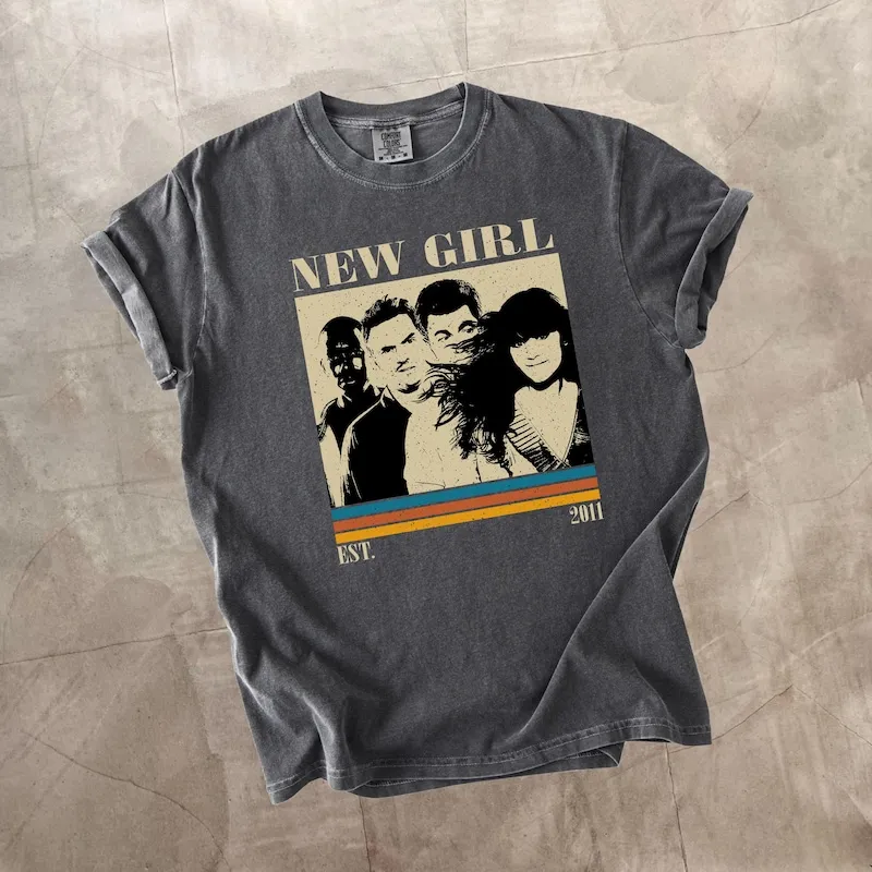 Product New Girl Tv Series Retro 90s Style T-shirt Hoodie Sweater
