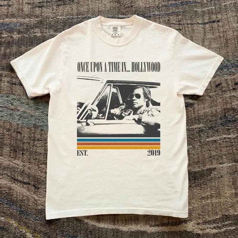 Product Once Upon A Time In Hollywood Retro Movie T-shirt Hoodie Sweater