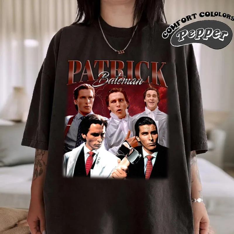 Product Patrick Bateman American Psycho 90s Retro T-shirt Hoodie Sweater